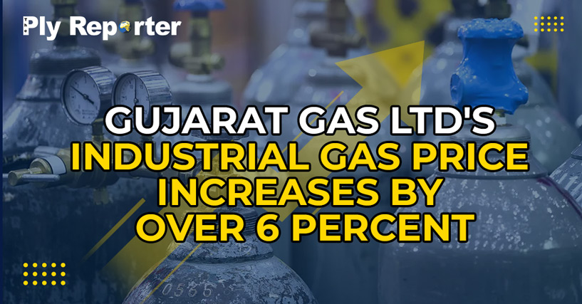 Gujarat Gas Ltd's  industrial gas price increase by 6 over percent