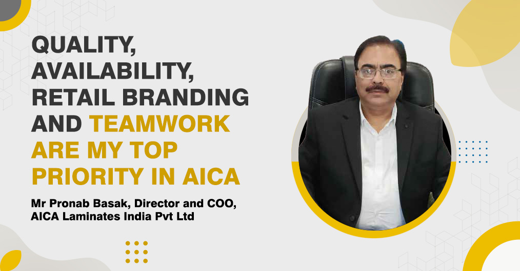 QUALITY, AVAILABILITY, RETAIL BRANDING AND TEAMWORK ARE MY TOP PRIORITY IN AICA